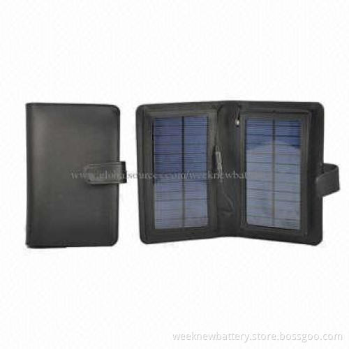 Solar Charger for Mobile Phones, GPS, Digital Devices, 3W with Built-in 3,600mAh Battery